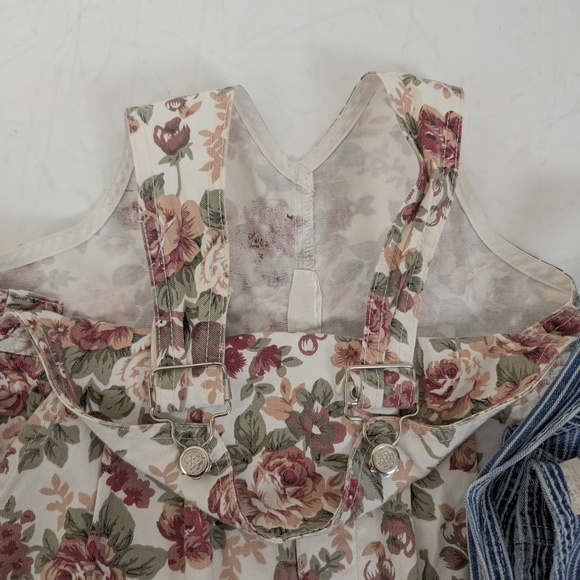 Bundle of 3 Overalls Girls Unisex Kids Child Coveralls Shortalls Shorts Onesie - Picture 5 of 8